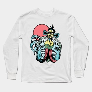 Jack Burton Fu Manchu Long Sleeve T-Shirt